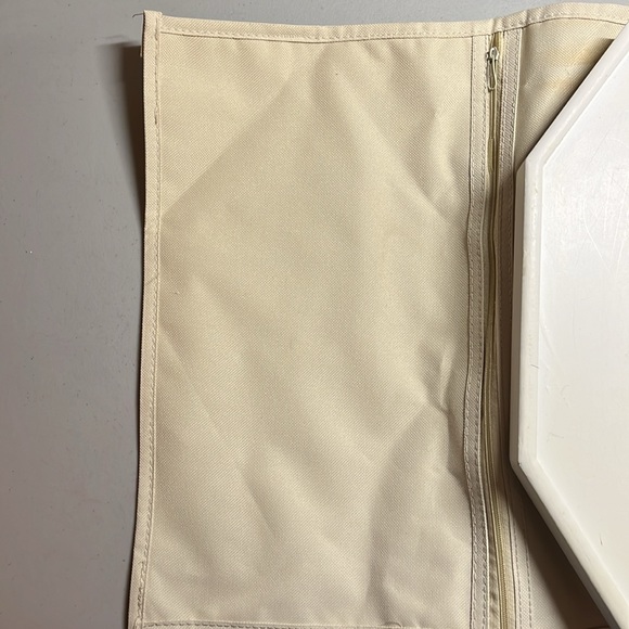 Wooden canvas tray table for sofa arm - Picture 4 of 6